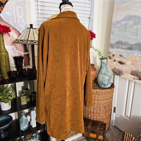 Vtg Harve Bernard Velour Feel Causual Button Front Shirt. - Picture 5 of 14